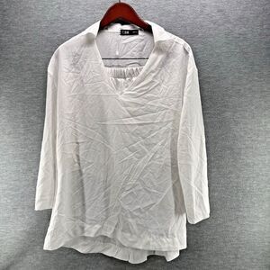 CBR - Women's White Blouse and Shorts Set Size XL  A35